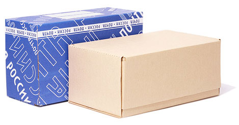Почтовая коробка Тип Б (№5), 425x265x190 (упаковка 20 шт, серая, без лого)