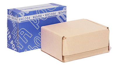 Почтовая коробка Тип Д (№2), 230x165x100 (упаковка 20 шт, серая, без лого)