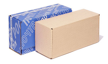 Почтовая коробка Тип В (№4), 425x165x190 (упаковка 20 шт, серая, без лого)