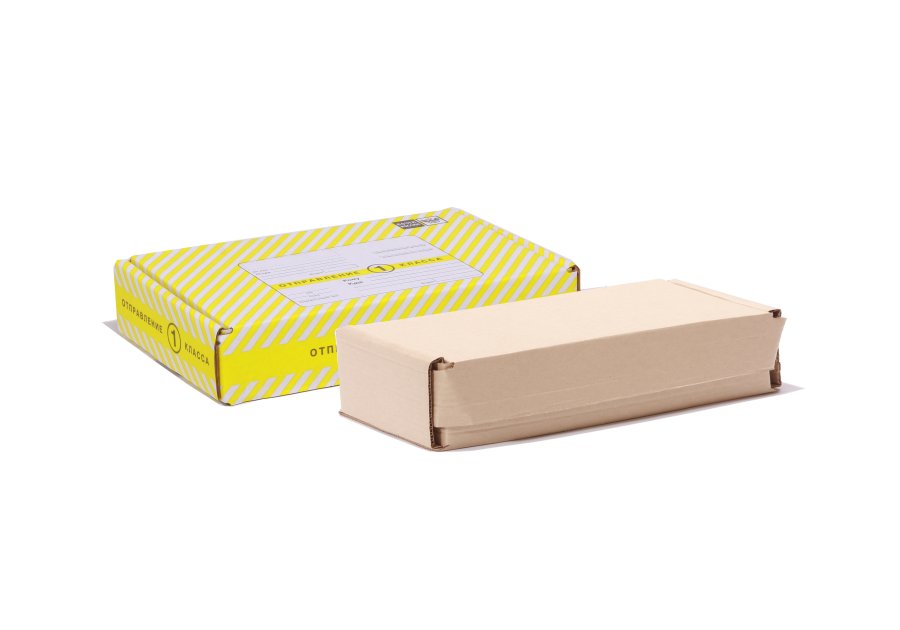 Почтовая коробка Тип Е (№1), 270x165x50 (упаковка 20 шт, серая, без лого)