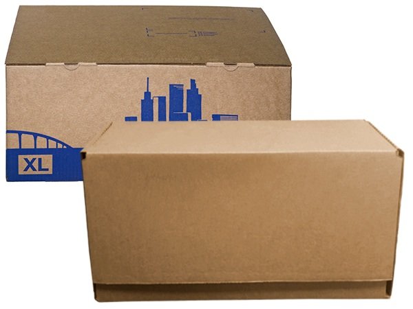 Почтовая коробка Тип XL, внешний разм. 530х390х230 мм (упаковка 20 шт, серая, без лого)